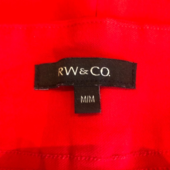 RED PENCIL SKIRT FROM RW&CO IN SIZE MEDIUM - Picture 3 of 3